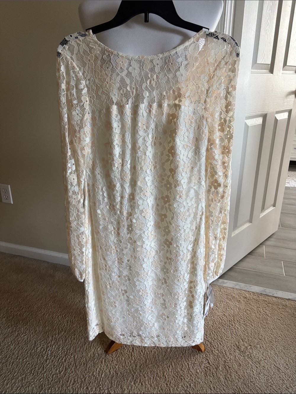Ralph Lauren Cream Lace Dress